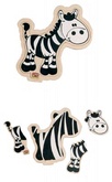 Puzzle pre najmenších<br>Zebra