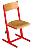Nastaviteľná stolička pre žiakov typu T