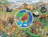 Puzzle<br>Zvieratá Ázie