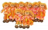 Súprava handrových bábik 
