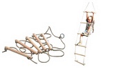 Šplhací rebrík lanový